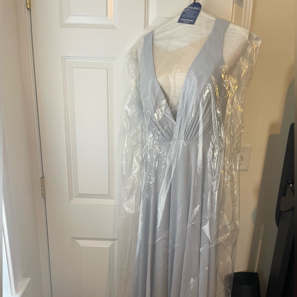 Jenny Yoo Ryan Dress In Whisper Blue Size 12